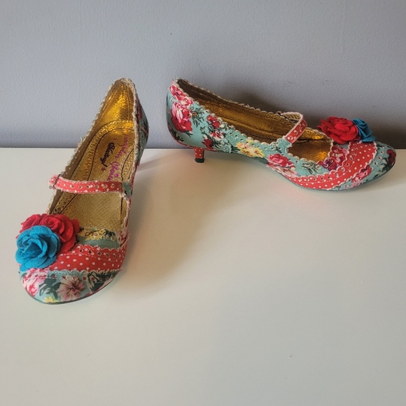 Irregular Choice Daisy Dayz Kitten Heels, VGUC, Size 38 - Picture 1 of 13